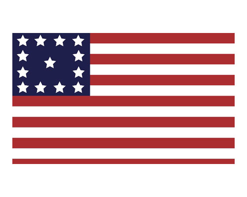 The John Trumbull Yorktown Flag