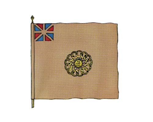 Flag of Second New Hampshire Regiment of 1777 (Bluff Field)