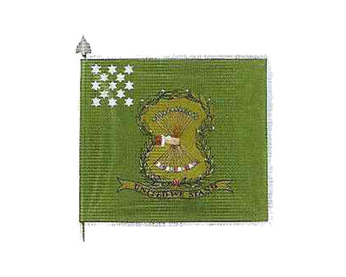 Flag of Continental Army Regimental Standards of 1778, Gostelowe No. 13