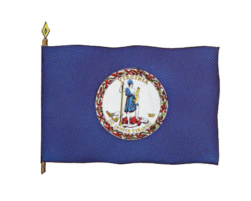 The Flag of the Commonwealth of Virginia